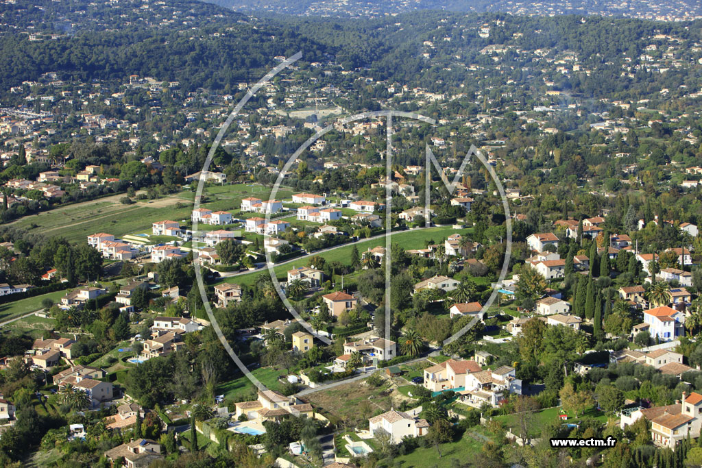 Photo arienne de La Colle-sur-Loup (Chemin des Campons)
