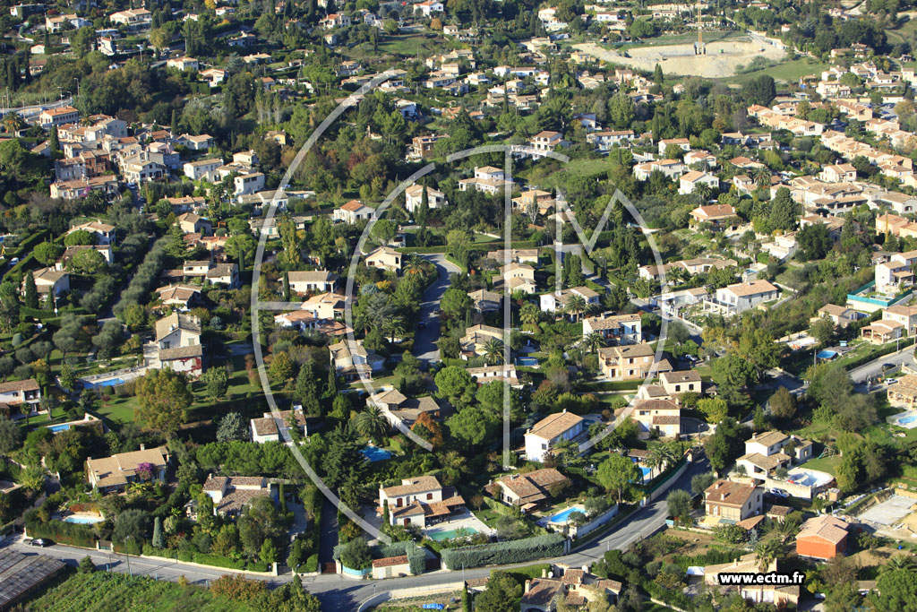 Photo arienne de La Colle-sur-Loup (Chemin des Rouberts)