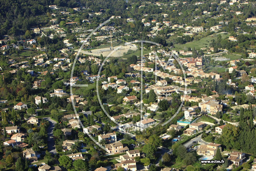 Photo arienne de La Colle-sur-Loup (Chemin des Rouberts)