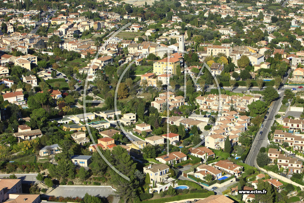 Photo arienne de La Colle-sur-Loup (Chemin du Puits de l'Evque)
