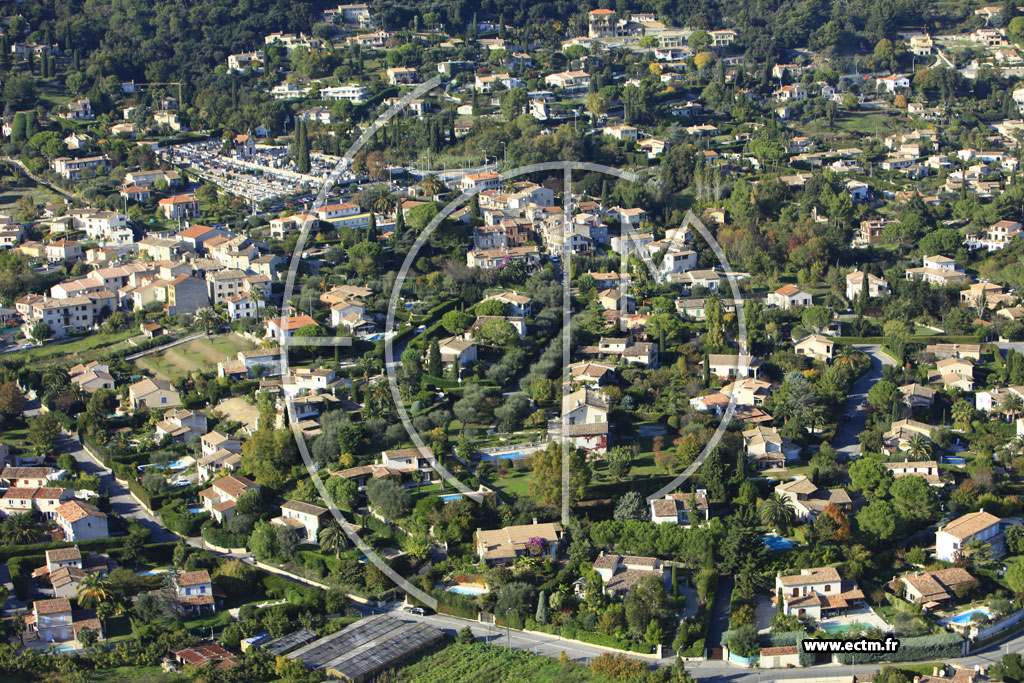Photo arienne de La Colle-sur-Loup (Chemin du Puits de Tassier)
