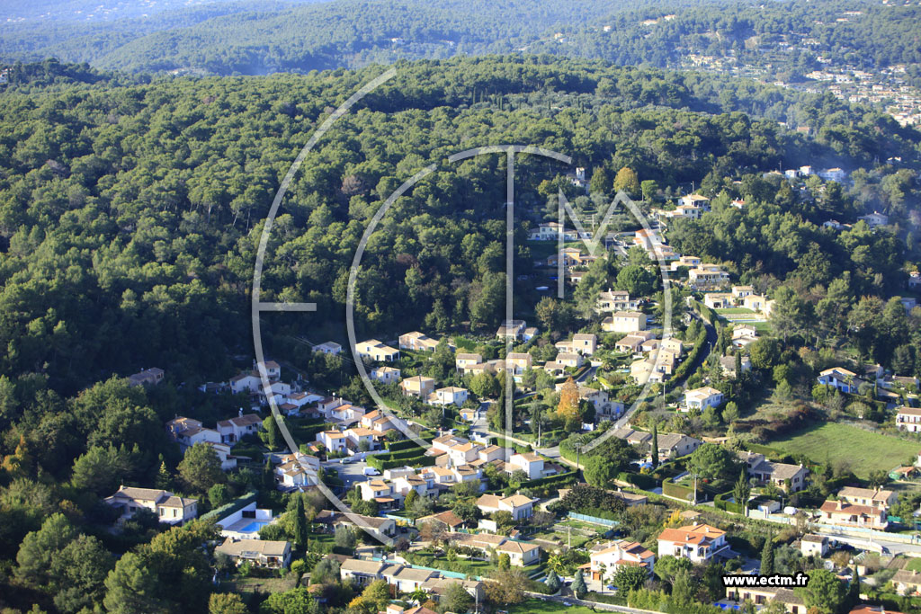 Photo arienne de La Colle-sur-Loup (Les Bastides du Loup)