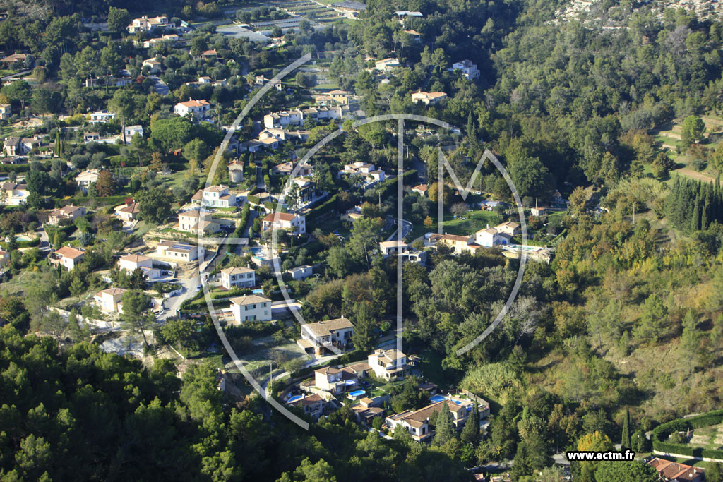 Photo arienne de La Colle-sur-Loup (Lotissement de l'Olivette Bas)