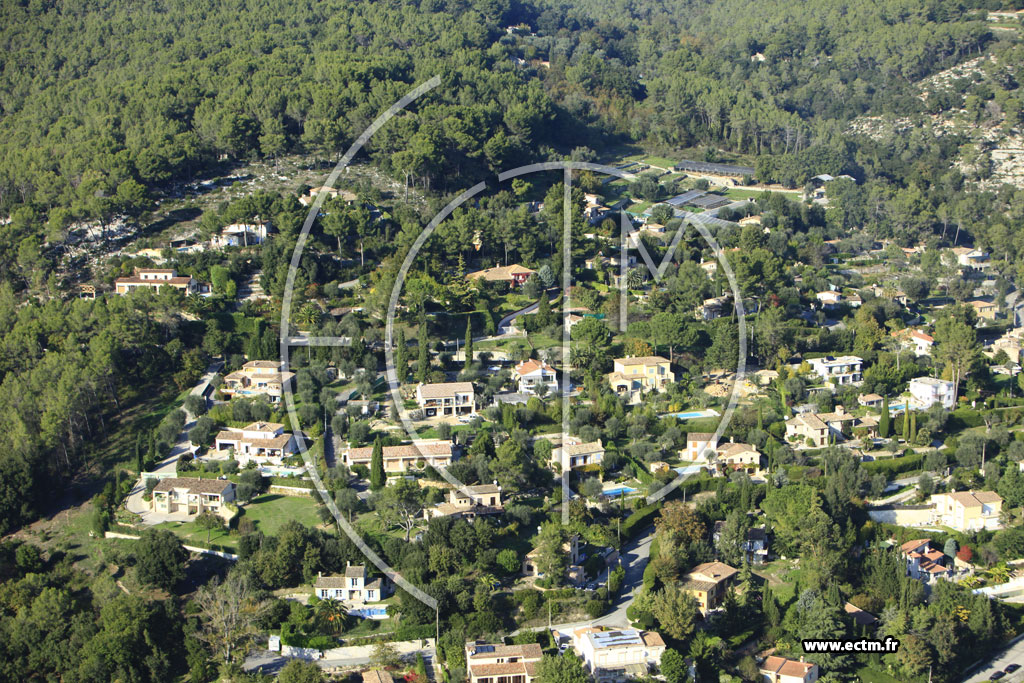 Photo arienne de La Colle-sur-Loup (Lotissement de l'Olivette Haut)