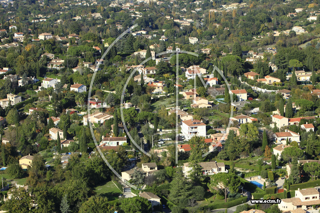 Photo arienne de La Colle-sur-Loup (Petit chemin des Caillades)
