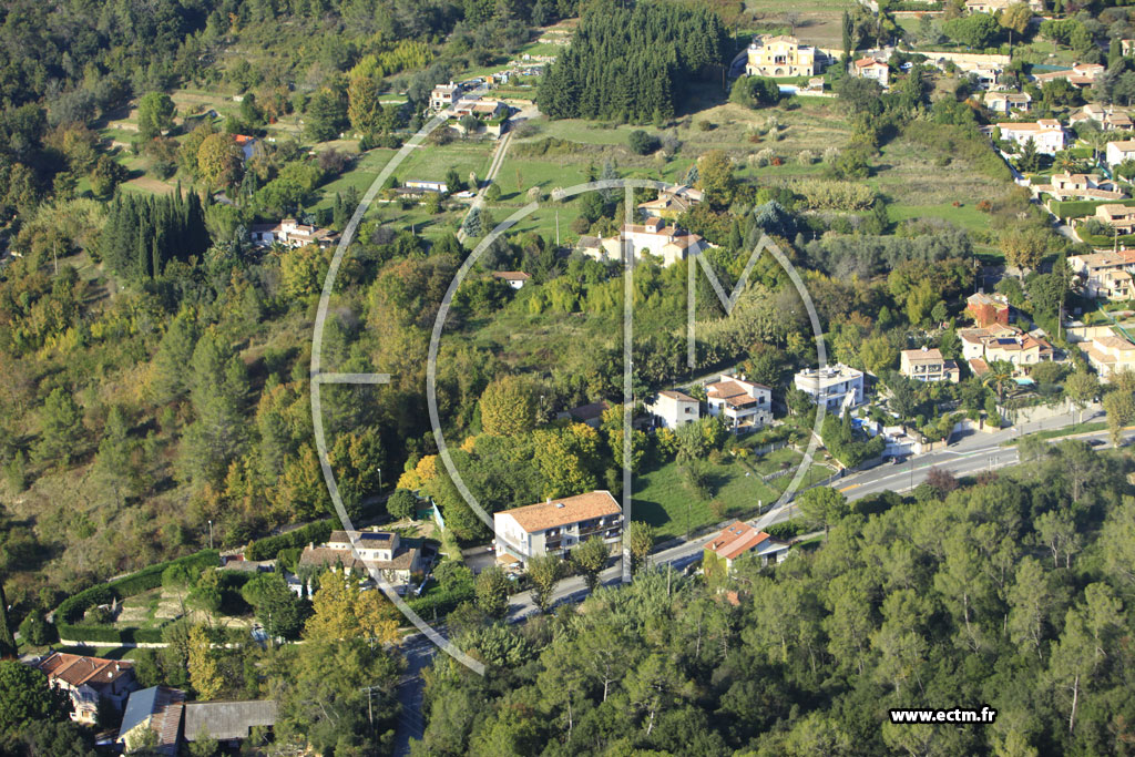 Photo arienne de La Colle-sur-Loup (Route du Pont de Pierre)