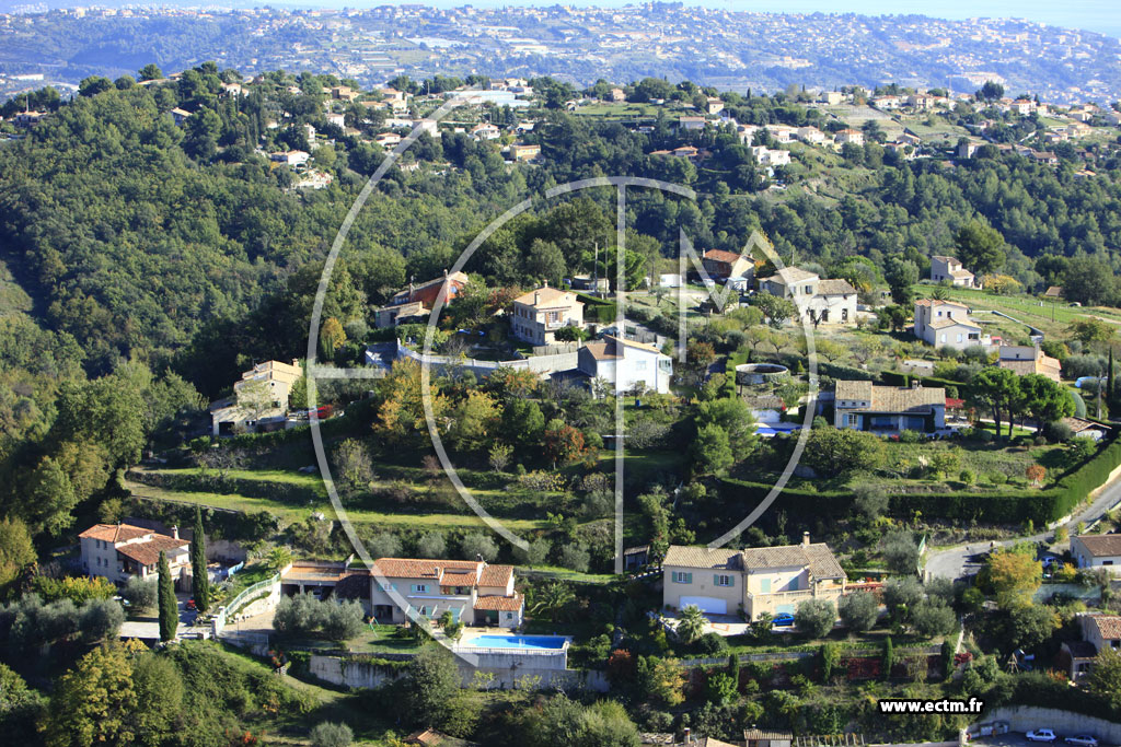 Photo arienne de La Gaude