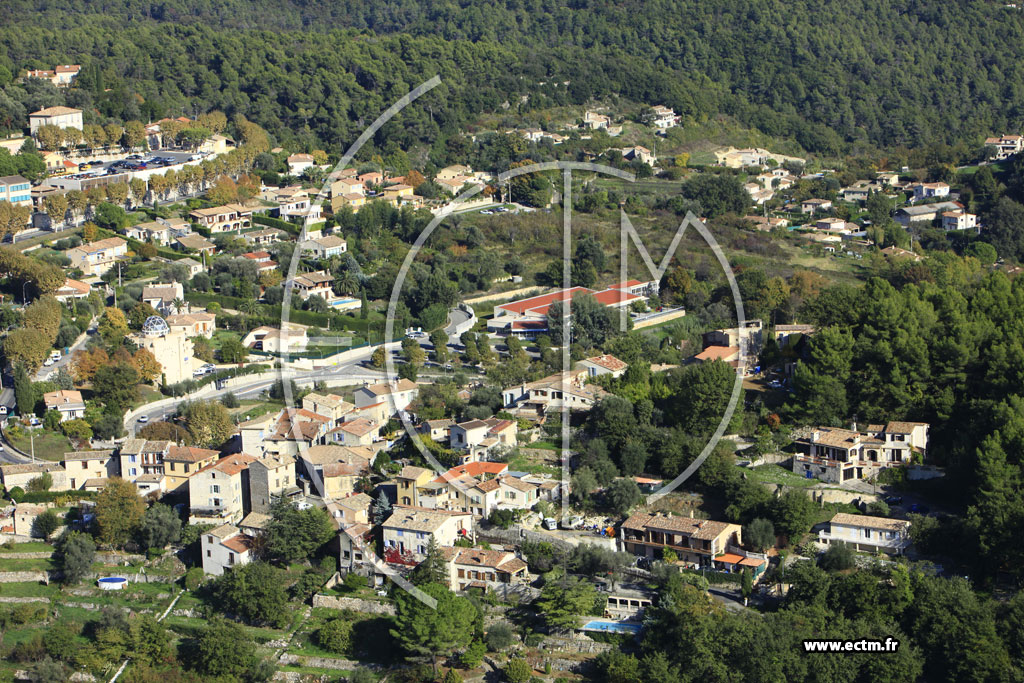Photo arienne de La Gaude