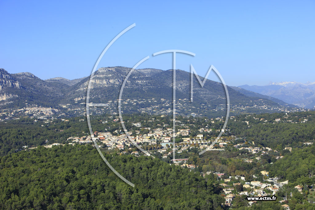 Photo arienne de La Gaude