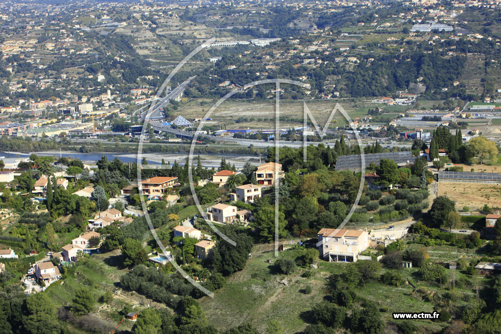 Photo arienne de Saint-Laurent-du-Var (Route de Saint-Jeannet)