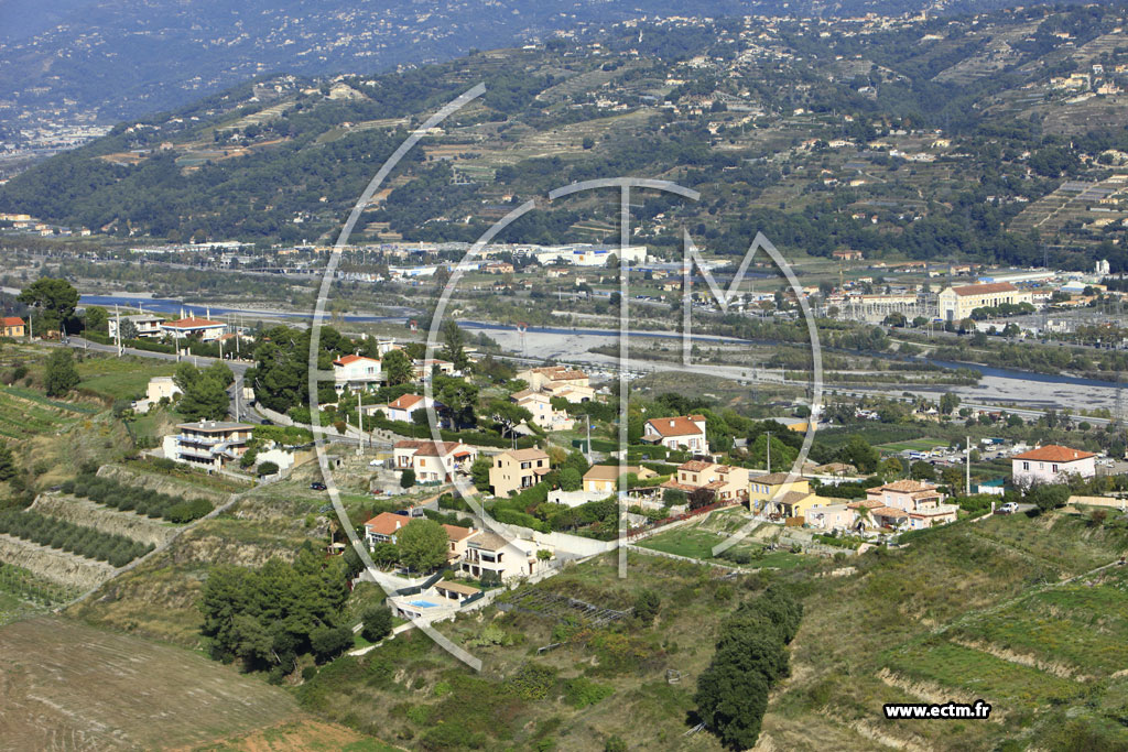 Photo arienne de Saint-Laurent-du-Var (Route de Saint-Jeannet)