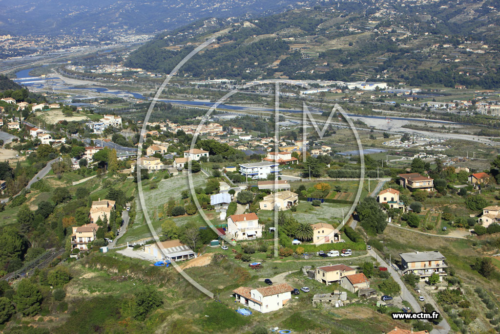 Photo arienne de Saint-Laurent-du-Var (Route de Saint-Jeannet)
