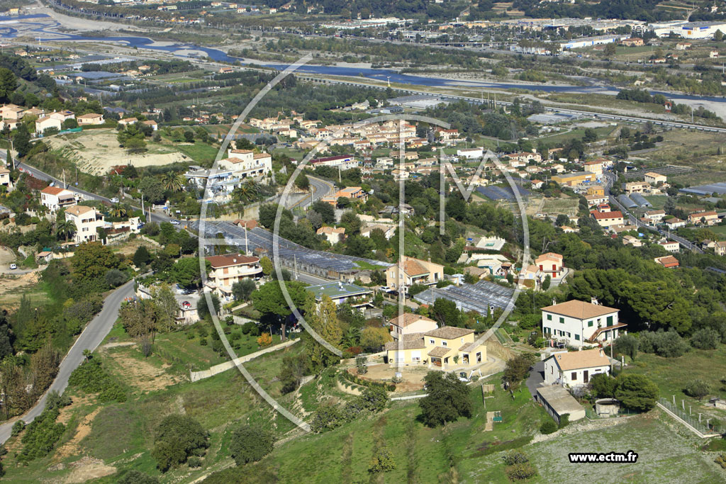 Photo arienne de Saint-Laurent-du-Var (Route de Saint-Jeannet)