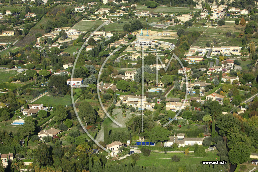 Photo arienne de Saint-Paul (Chemin de la Fontaine de la Source)