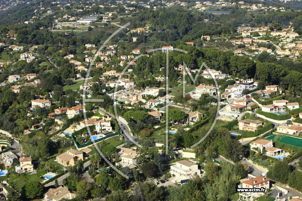 Photo arienne de Saint-Paul (Chemin des Collines)