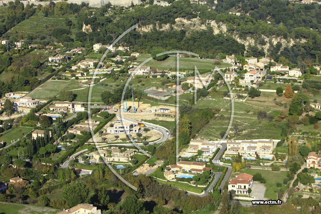 Photo arienne de Saint-Paul (Chemin du Cercle)