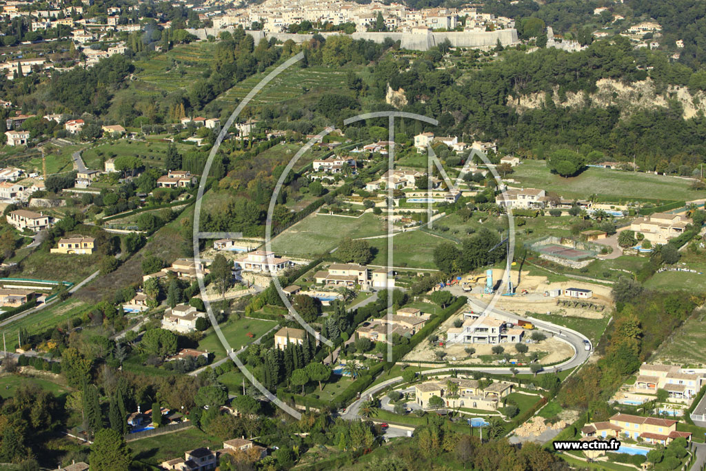 Photo arienne de Saint-Paul (Chemin du Cercle)