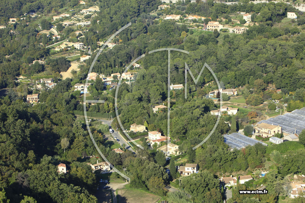 Photo arienne de Saint-Paul (Chemin du Malvan)