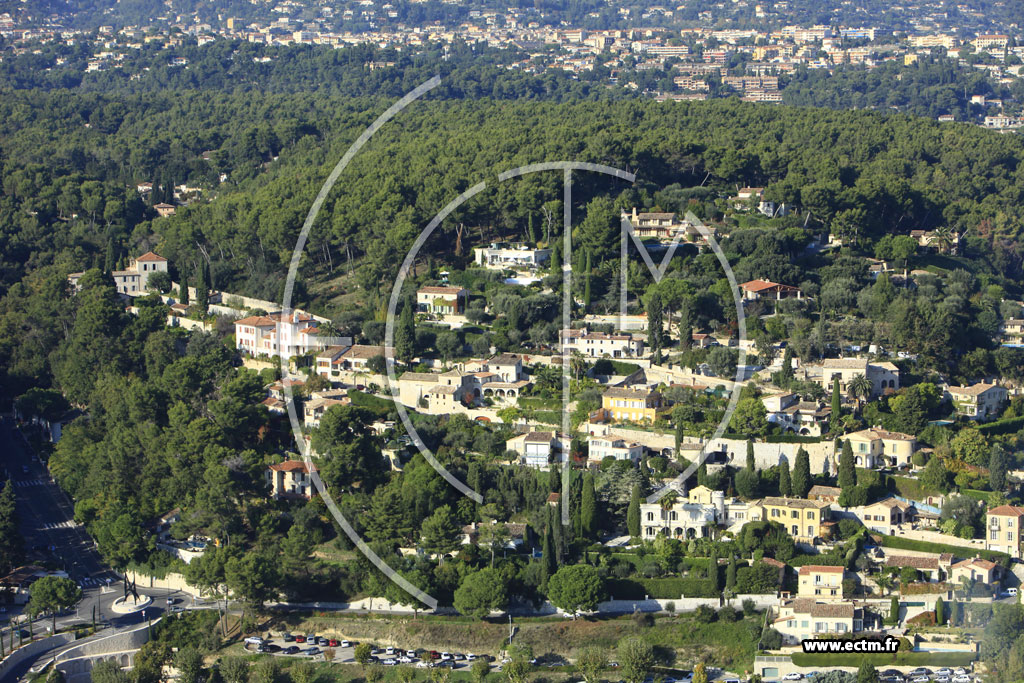 Photo arienne de Saint-Paul (Route de la Colle)