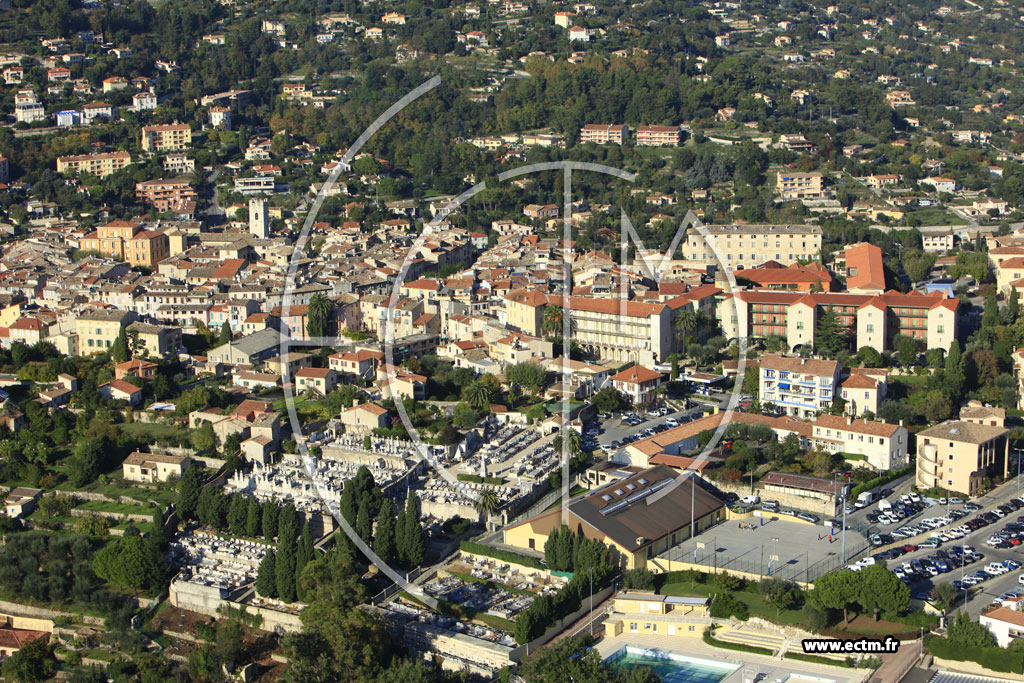 Photo arienne de Vence