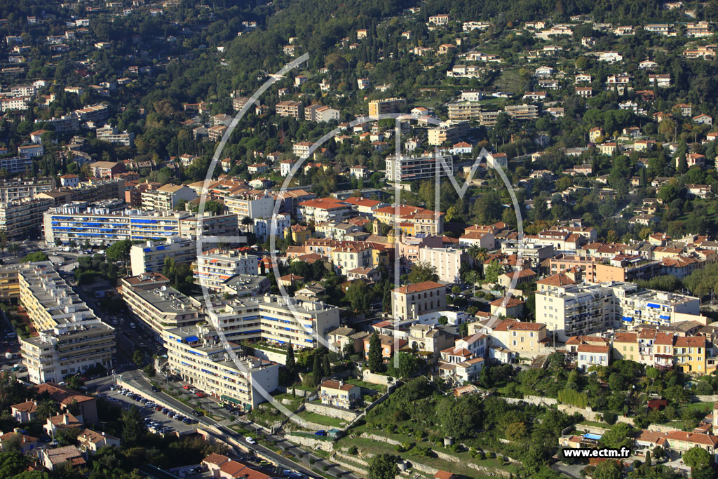 Photo arienne de Vence