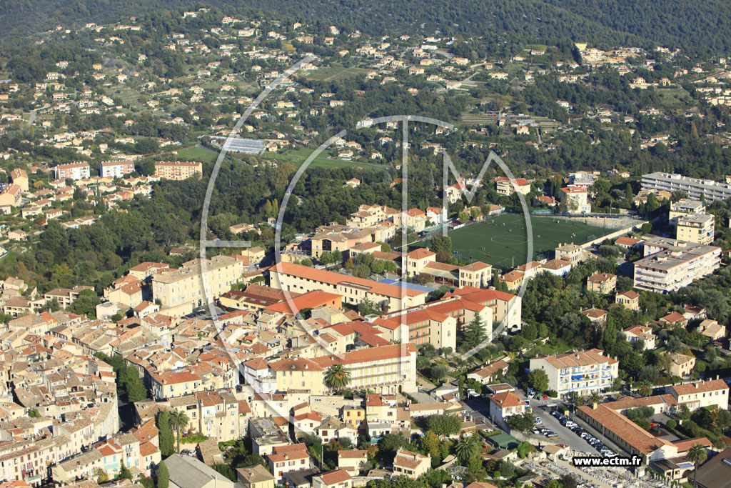 Photo arienne de Vence