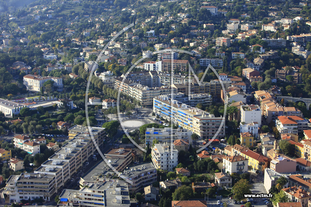 Photo arienne de Vence