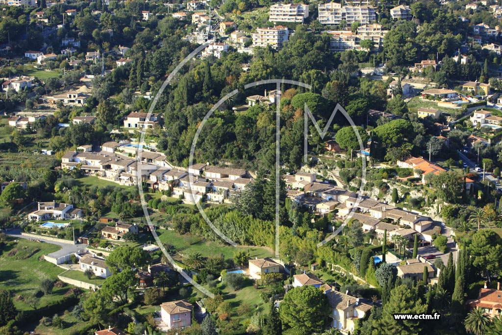 Photo arienne de Vence (Ancien Chemin de Saint-Paul)