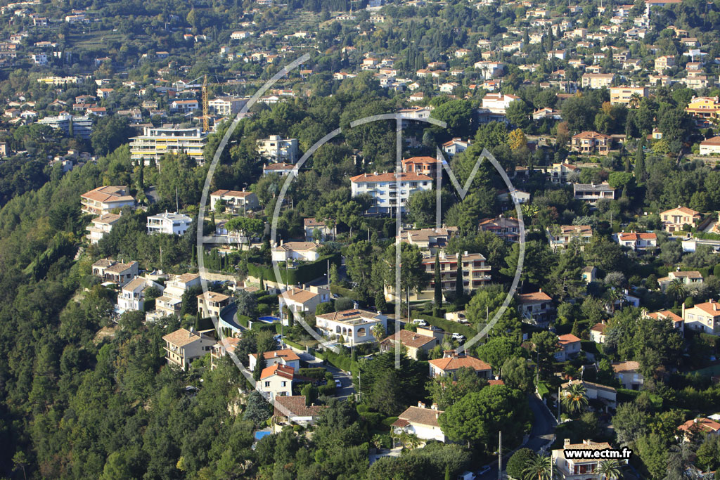 Photo arienne de Vence (Avenue des Gents)