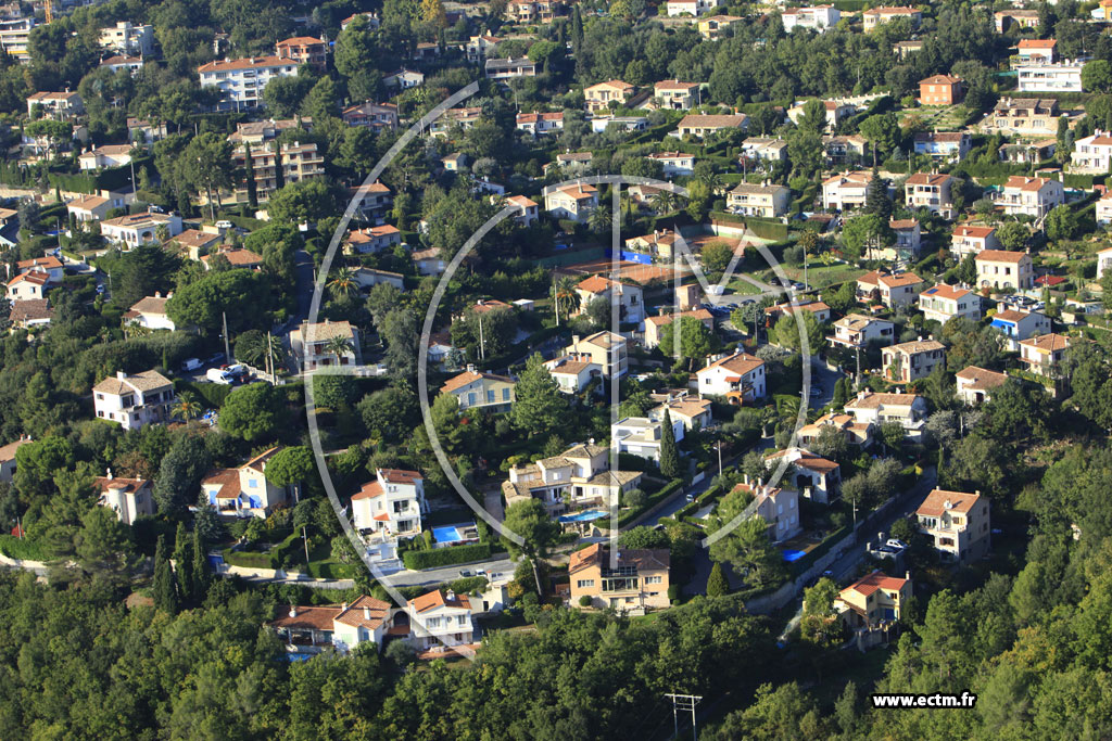 Photo arienne de Vence (Avenue des Oliviers)