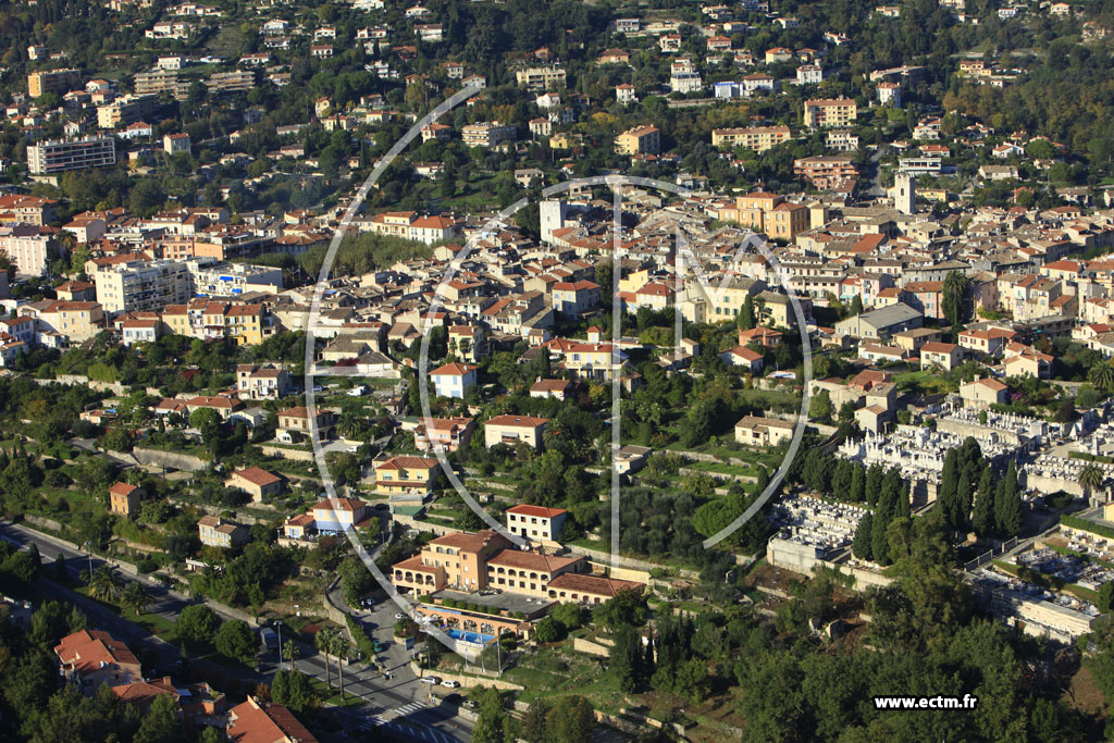 Photo arienne de Vence (Avenue Emile Hugues)