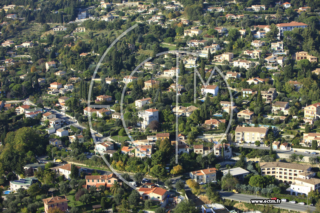 Photo arienne de Vence (Avenue Rhin-et-Danube)