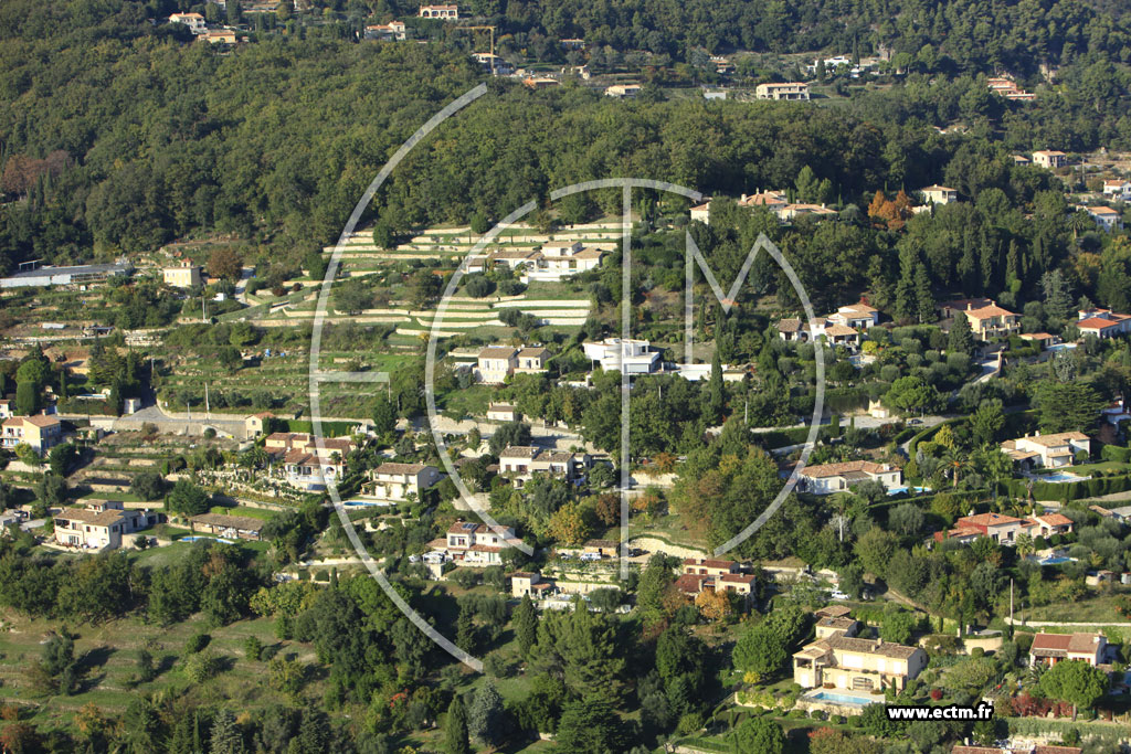 Photo arienne de Vence (Chemin de l'Orme)