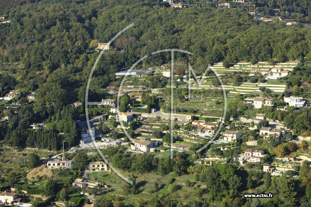 Photo arienne de Vence (Chemin de l'Orme)