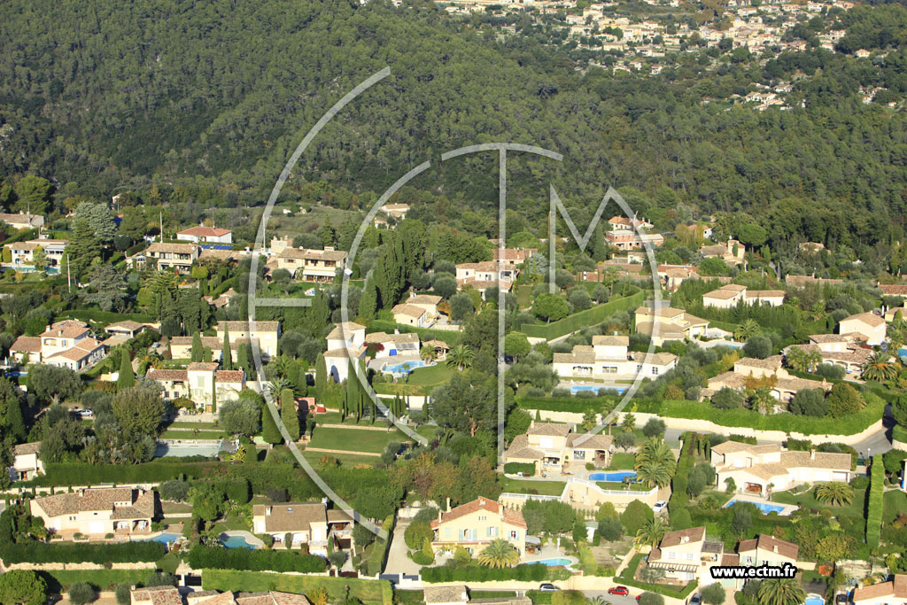 Photo arienne de Vence (Chemin de Malbosquet)