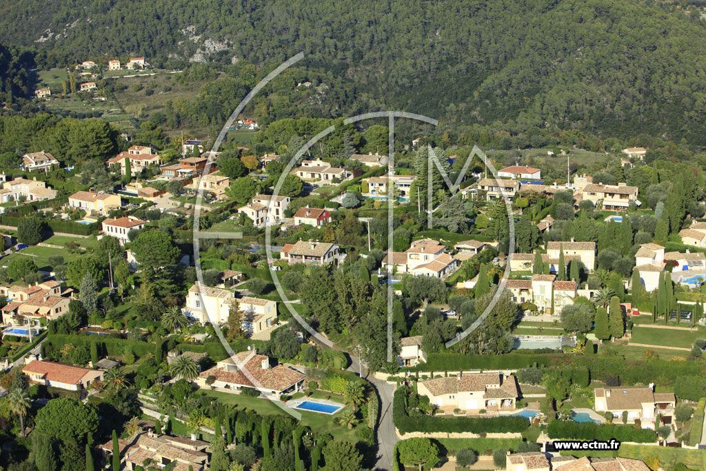 Photo arienne de Vence (Chemin de Malbosquet)