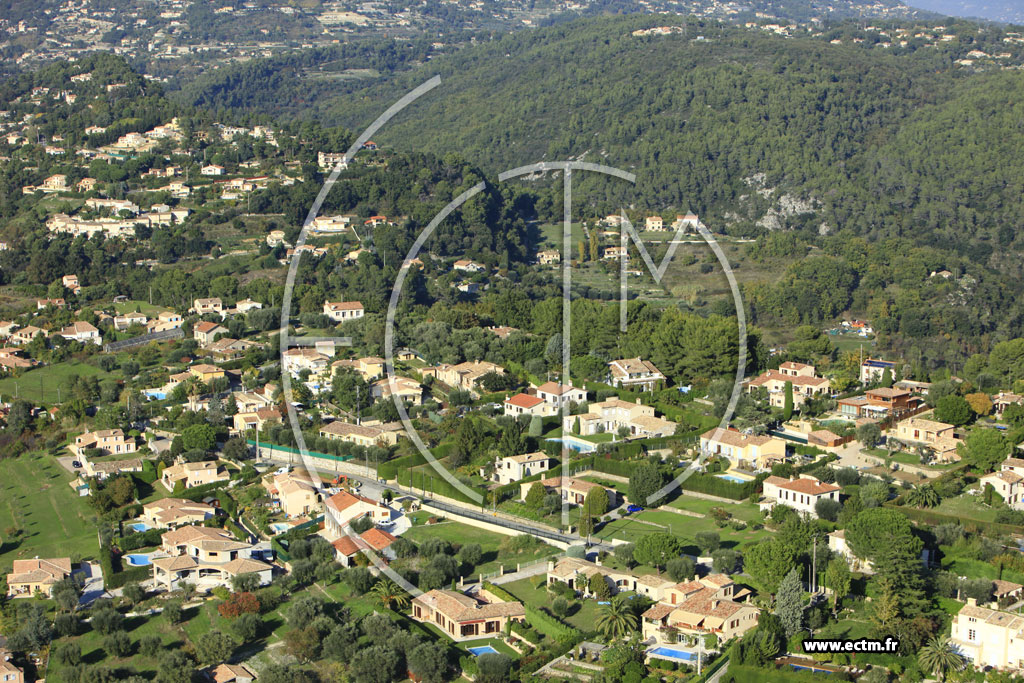Photo arienne de Vence (Chemin de Malbosquet)
