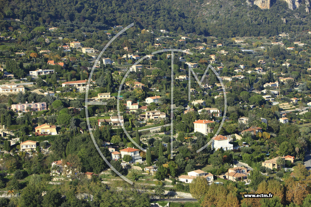 Photo arienne de Vence (Chemin des Panoramas)