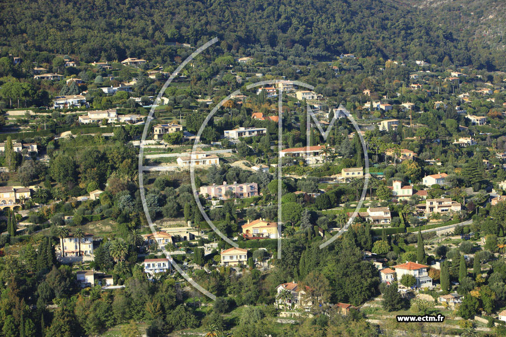 Photo arienne de Vence (Chemin des Panoramas)