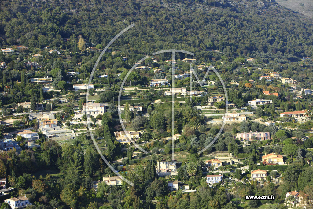 Photo arienne de Vence (Chemin du Riou)