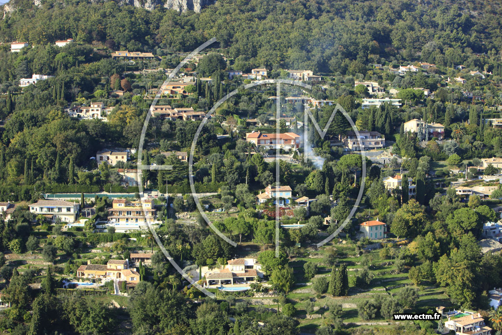 Photo arienne de Vence (Chemin du Riou)