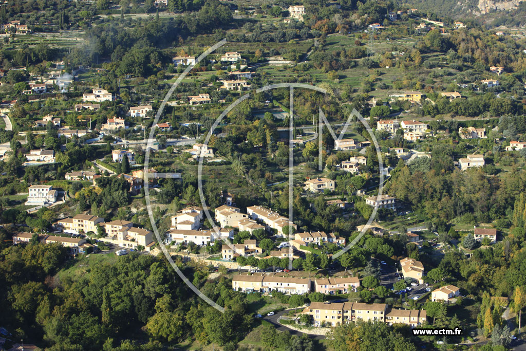 Photo arienne de Vence (Les Vergers)