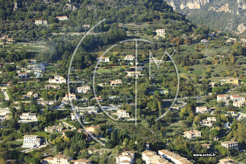 Photo arienne de Vence (Route de Saint-Jeannet)