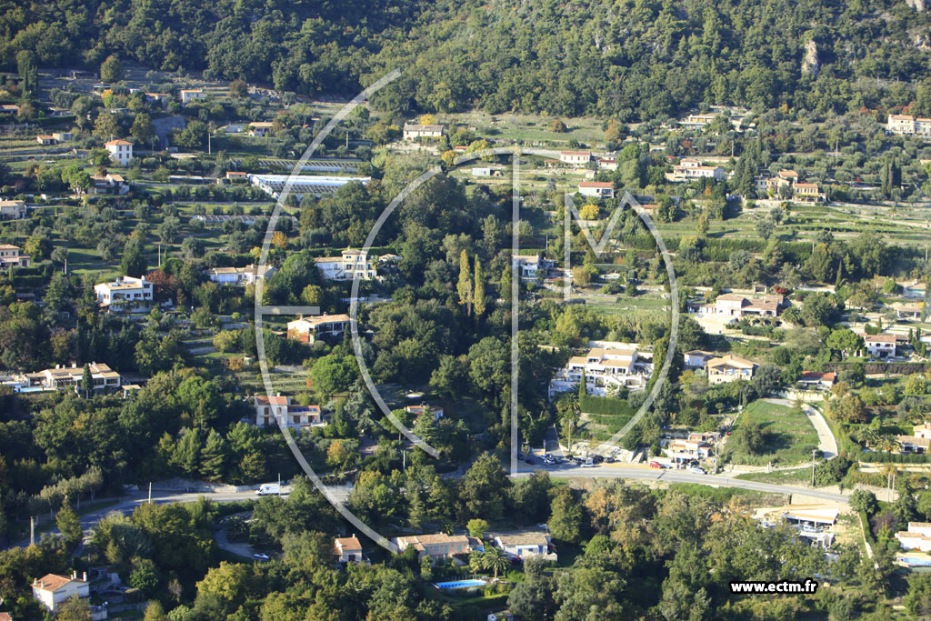 Photo arienne de Vence (Route de Saint-Jeannet)