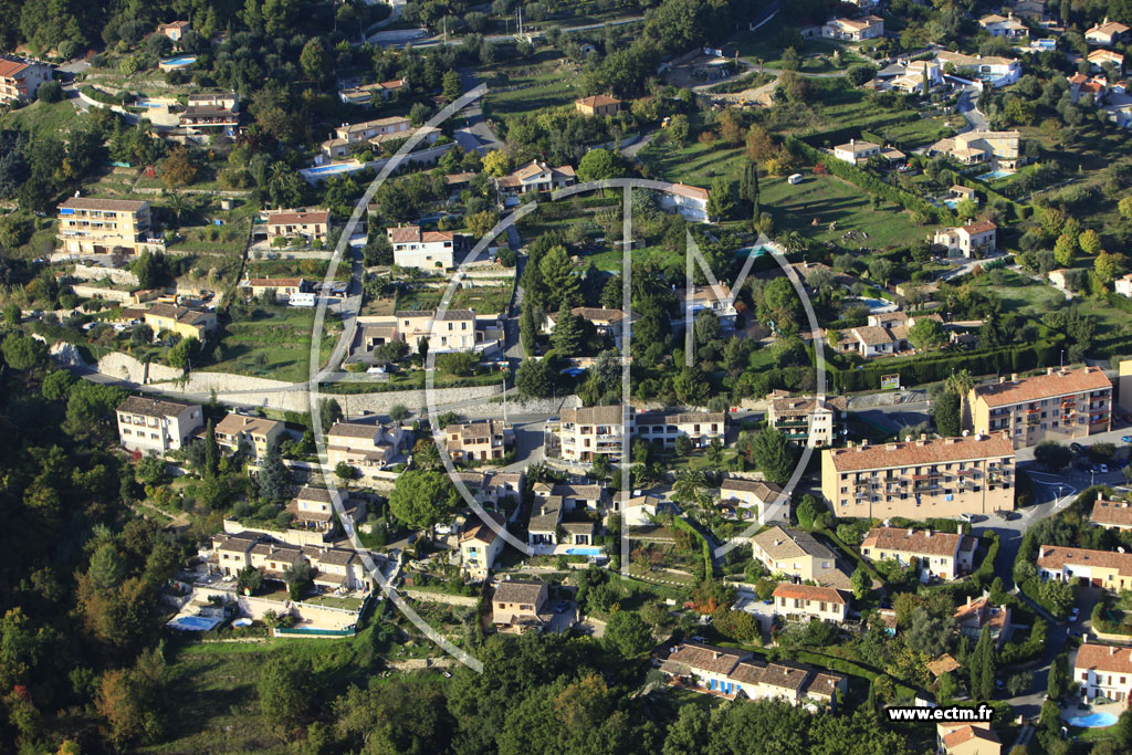 Photo arienne de Vence (Rsidence du Suve)