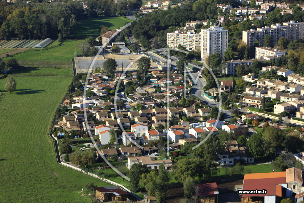 Photo arienne de Villeneuve-Loubet (Avenue Antony Fabre)