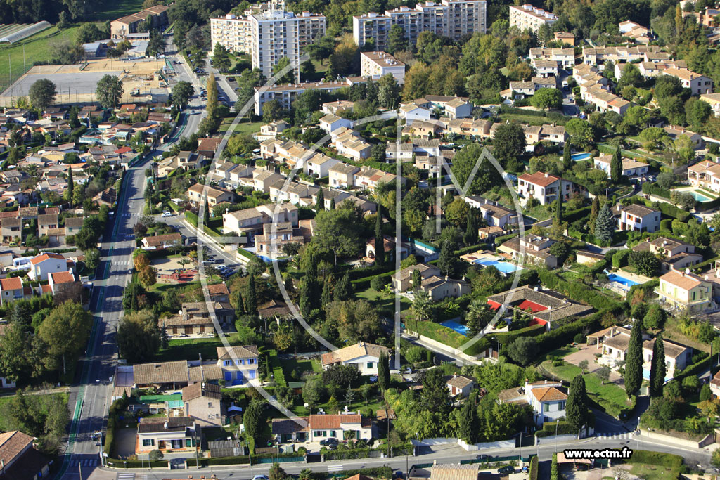 Photo arienne de Villeneuve-Loubet (Avenue Antony Fabre)