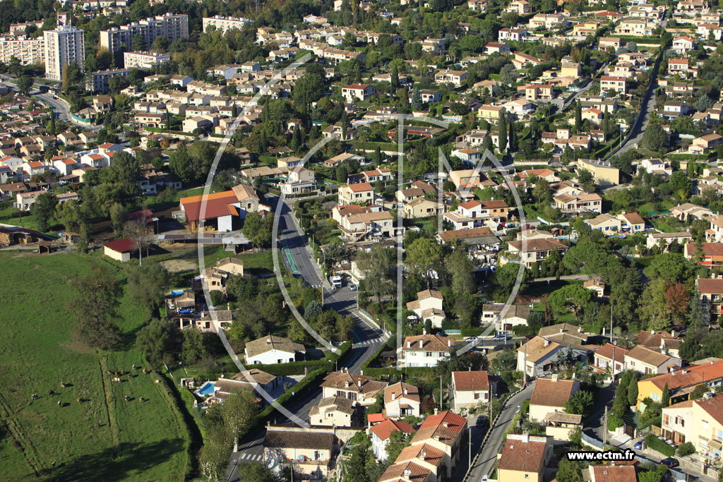 Photo arienne de Villeneuve-Loubet (Avenue de la Grange Rimade)