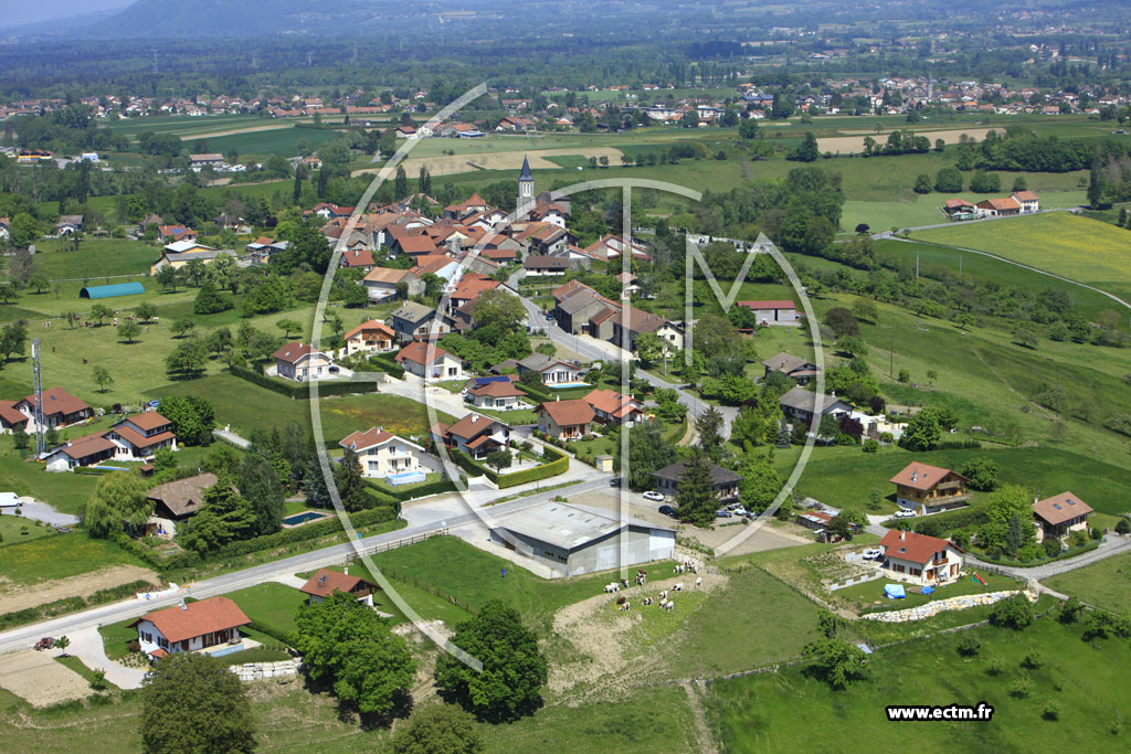 Photo arienne de Bons-en-Chablais (Brens)