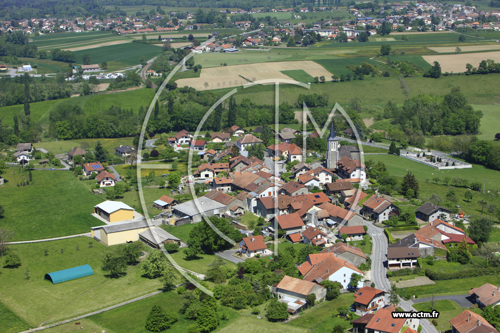Photo arienne de Bons-en-Chablais (Brens)